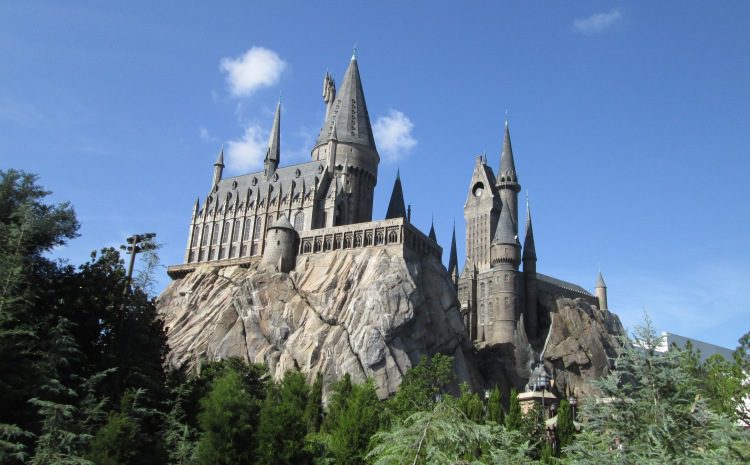 Hogwart's Castle, at the Florida travel location Universal Studios