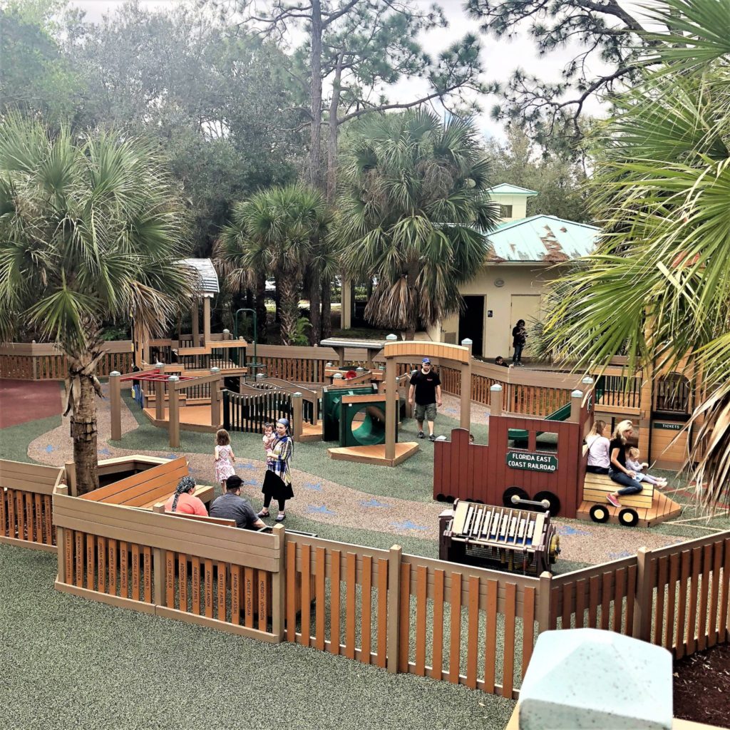 Sugar Sand Park, Boca Raton, Florida has a large playground for children. It is a great Florida travel destination.