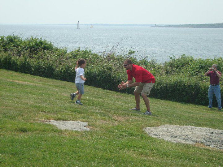 Run down the hill at the Castle Hill Inn in Newport, RI