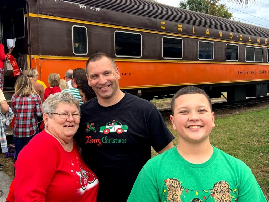 We were all so excited for the Polar Express Train Ride