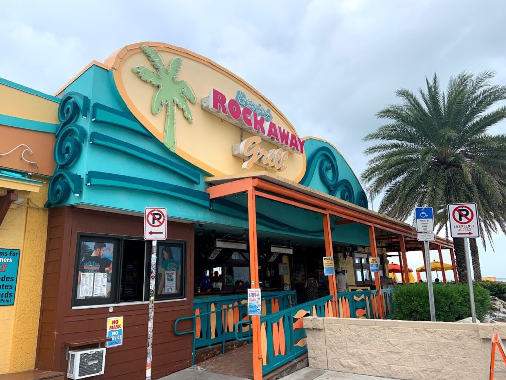 Within walking distance of the houseboat is Frenchy's Rockaway Grill, Clearwater Beach FL