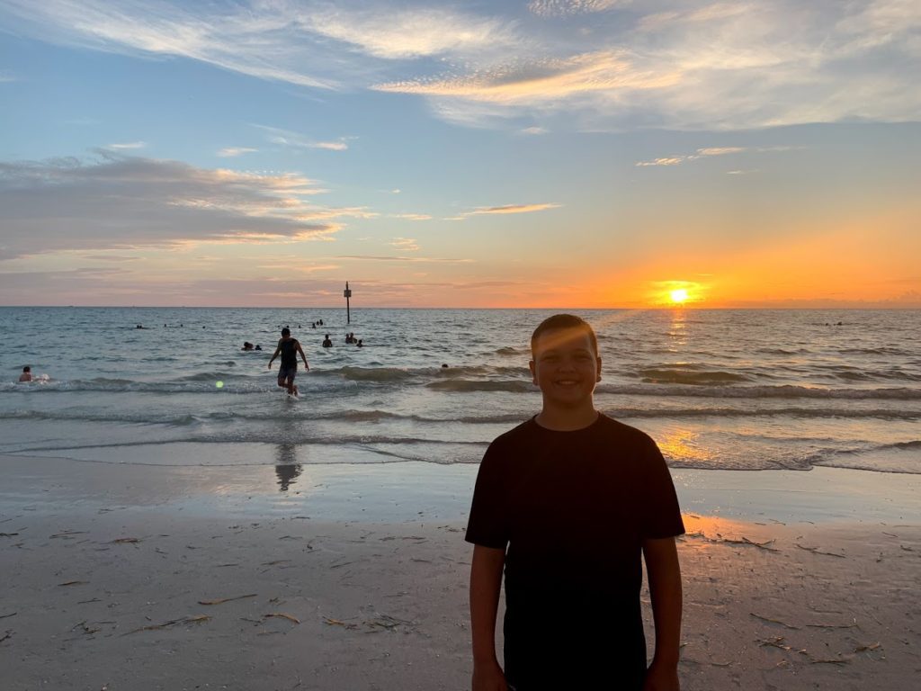 Sunset on Clearwater Beach, Florida