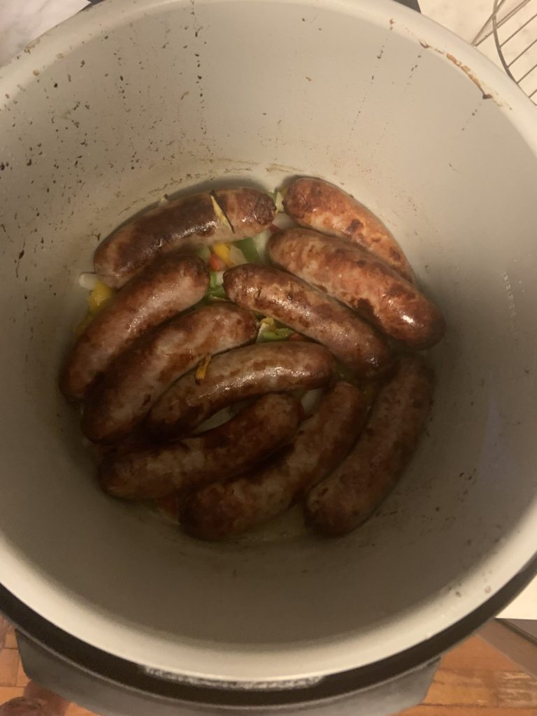 The perfect brats in the air fryer