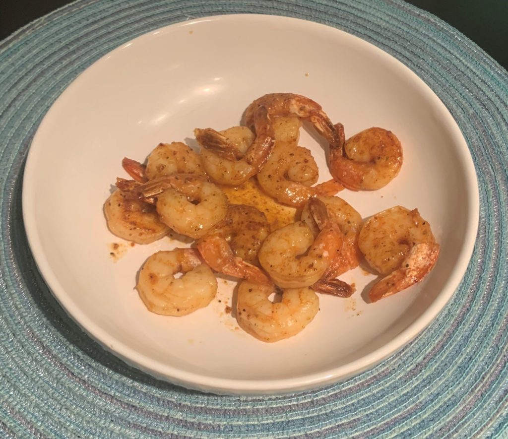 Ninja Foodi Shrimp Scampi made with 4 total ingredients