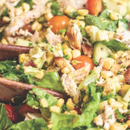Avocado Chicken Chopped Salad