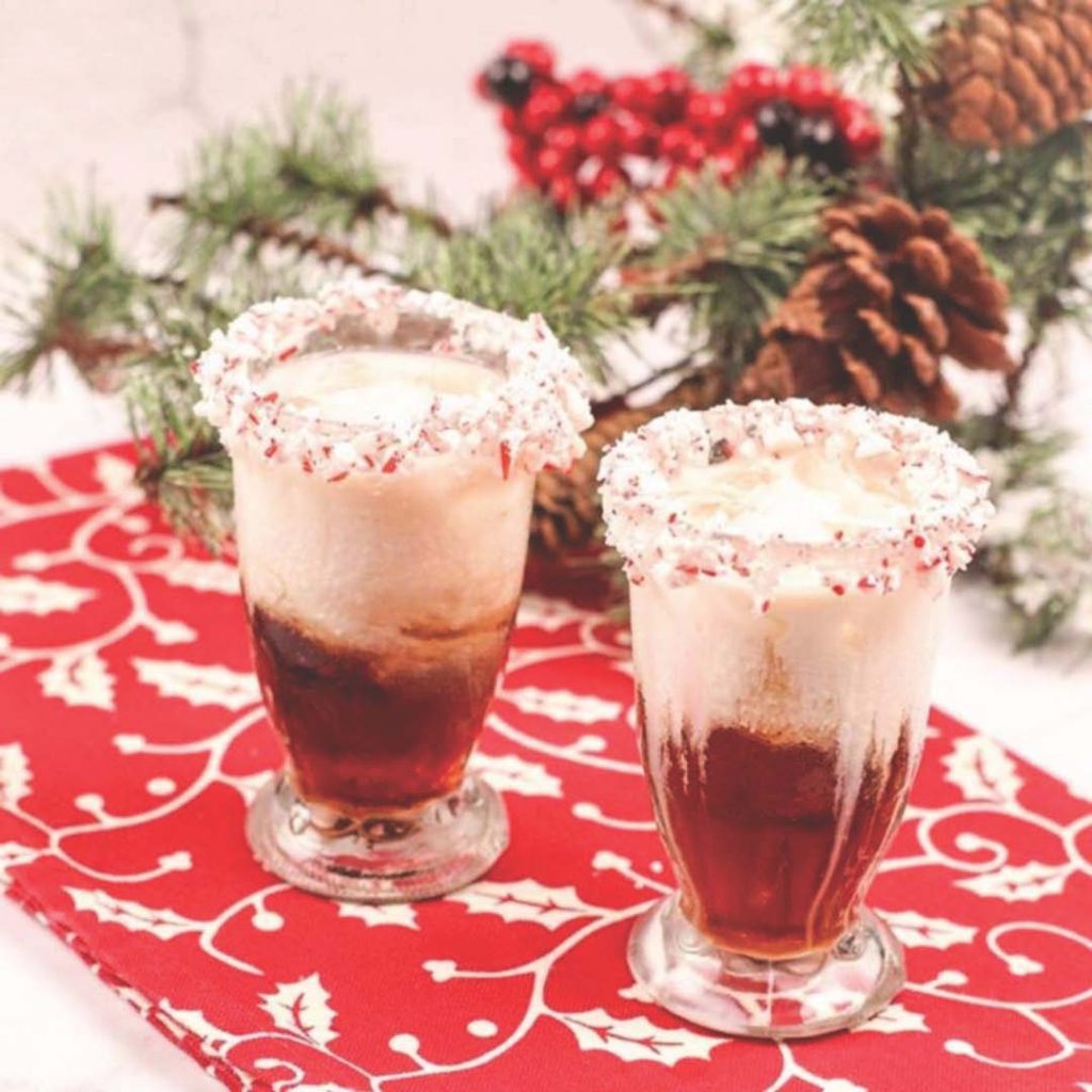 Peppermint white russian