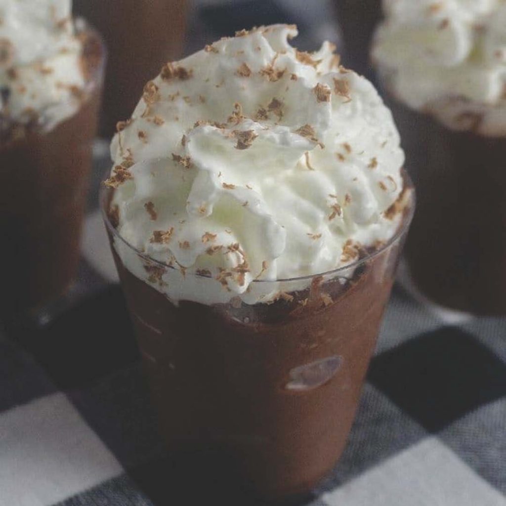 Easy Bailey's Chocolate Pudding shots