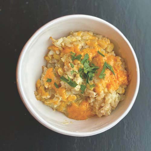 Slow Cooker Green Chili Bake