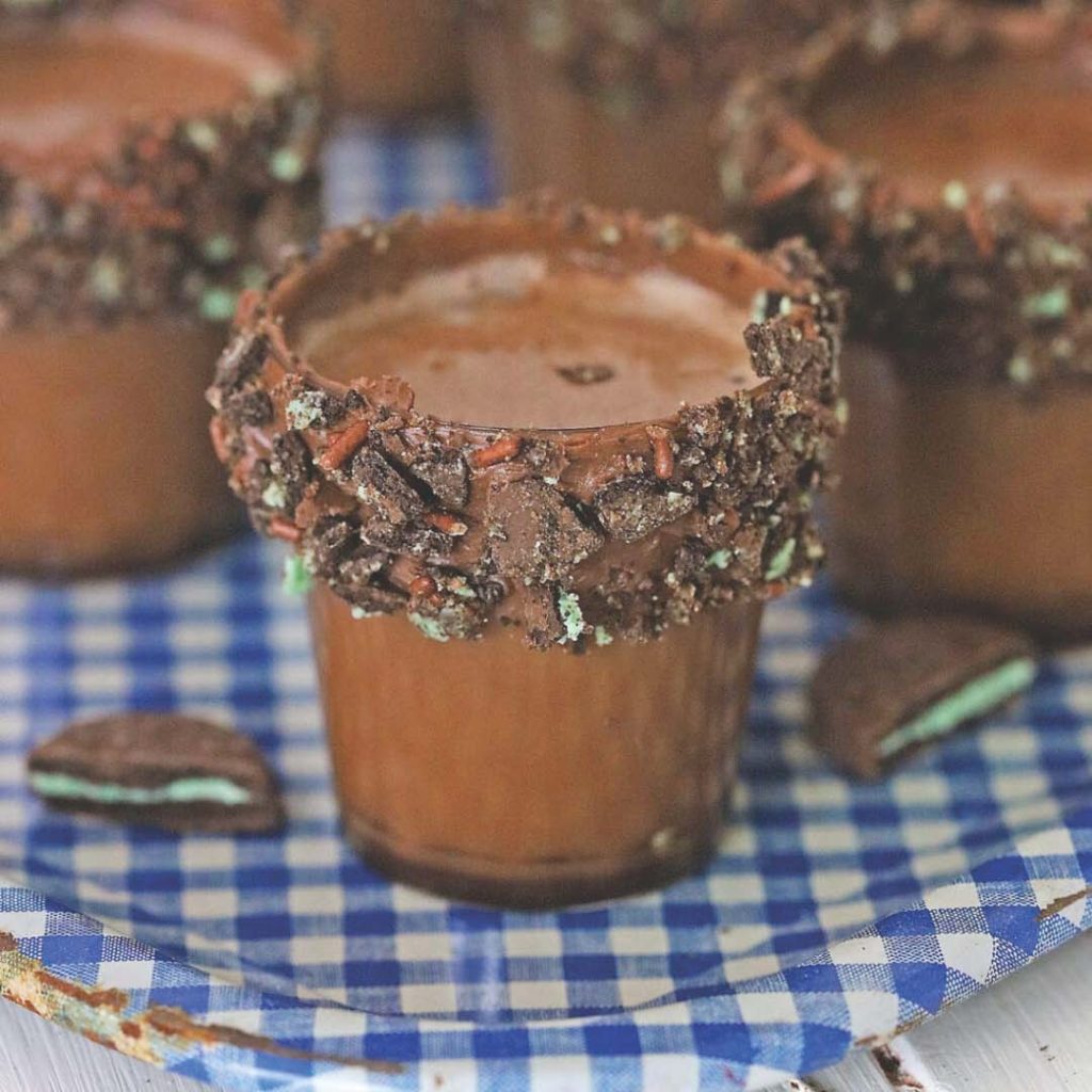 Oreo thin mint shooters