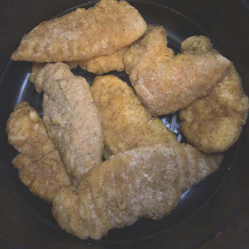 frozen chicken tenders in air fryer basket
