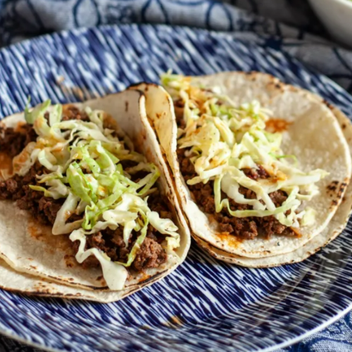 Ground Venison Tacos