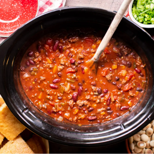 Slow cooker venison chili
